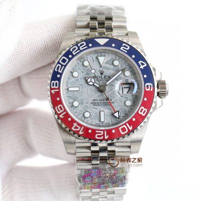 Clean Factory ROLEX GMT Series 904L Steel 2836/3186/3285 Movement Grey Watch